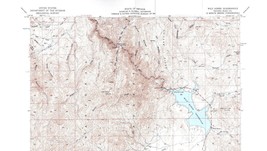 Wild Horse Quadrangle Nevada 1956 Topo Map Vintage USGS 15 Minute Topographic - £13.25 GBP