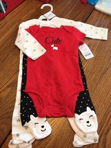 Carter&#39;s Cute Sleeper 3 Pieces Size 3M Ships N 24h - $29.58