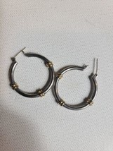 Vintage Womens Jewelry Metal Earrings VTG - $11.16
