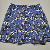 Tommy Hilfiger Women Skirt Size 12 Black Mini Preppy Print Flowy A-Line ... - $13.50