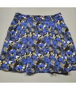 Tommy Hilfiger Women Skirt Size 12 Black Mini Preppy Print Flowy A-Line ... - £10.61 GBP