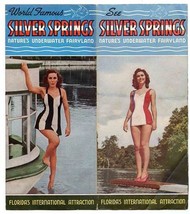 Silver Springs Florida Brochure Bridal Chamber Underwater Fairyland 1940&#39;s - £14.00 GBP