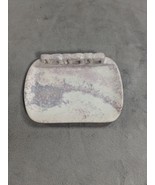 Vintage Soap Holder Grey White Rectangular Shower Dish Tray - £9.45 GBP