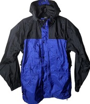 Rei Men S Gore-Tex Blue Hood Waterproof Adjustable Waist winter sports Jacket - £46.31 GBP