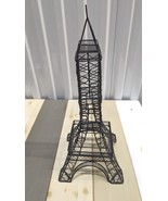 Paris France Eiffel Tower Metal Art Sculpture Jewelry Holder Display Dec... - £31.04 GBP