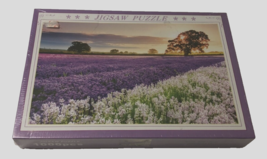 Purple Lavender Flower Sunset Country Trees 1000 New Puzzle No. A-1327 S... - £8.29 GBP