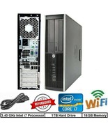 CLEARANCE! HP Intel Core i7 CPU Desktop Computer 3.40 GHz 1TB HDD WINDOW... - £136.17 GBP