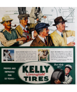 1947 Kelly Springfield Tires Advertisement Automobilia Vintage Automotiv... - $42.01 CAD