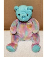 TY Beanie Baby December Teddy Birthday Bear 8&quot; 2001 Stuffed Animal 258C - $112.98 MXN