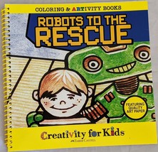 Faber-Castell Creativity For Kids Coloring &amp; ARTivity Book Robots To The Rescue - £7.74 GBP