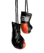 2 Pack Mini Boxing Gloves GERMANY Country Pride National Flag MMA Car Ho... - $7.99