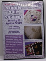 In the Hoop Stipple Quilt Squares Featuring 20 Applique Designs CD Rom - $47.49