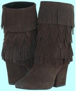 Women&#39;s Lori Wicken Layered Fringe Boots DOLCE by Mojo Moxy, Espresso, S... - $69.95