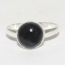 Awesome Natural Black Tourmaline Gemstone Ring, Birthstone Ring, 925 Sterling Si - £23.26 GBP