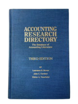 Accounting Research Directory: The Database of Accounting Literature 3rd... - £13.32 GBP