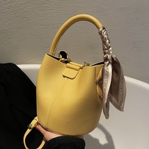 Gs new bucket design fashion portable handbag high quality texture women s shoulder bag thumb200