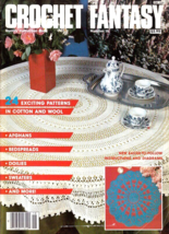 Crochet Fantasy Number 18 Feb 1985 Twenty Four Easy Patterns in Cotton &amp;... - $7.50