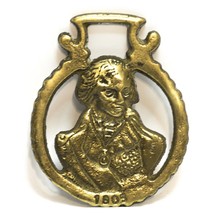 Vintage Horse Brass Ornament Medallion Napoleonic Wars 1805 Napoleon - $19.77