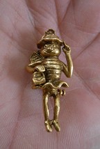 VINTAGE ESTATE GOLD TONE BUMBLE BEE  1 1/4&quot; BROOCH - £15.65 GBP