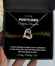 Postcard Collector Daughter Necklace Birthday Gifts - Love Pendant Jewelry  - £39.34 GBP