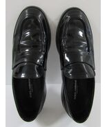 Dolce and Gabbana Mocassino Spazzolato Glossy Black Penny Loafers Size 11 - $7,209.81 MXN