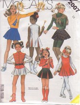 McCALL&#39;S PATTERN 2007 SZ 12 GIRLS&#39; CHEERLEADER MAJORETTE SKATE COSTUMES ... - £3.19 GBP