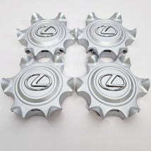 2014-2022 Lexus GX460 # 74297A 18x7 1/2&quot; Silver Painted Wheel Center Caps SET/4 - £94.35 GBP