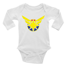 Captain Marval Avengers Unisex Onesie, Long or Short Sleeves White - £17.30 GBP