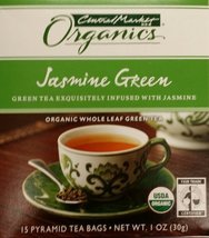 Central Market Organics Tea, 15 Bags (Pack of 2) (Jasmine Green) - $37.21