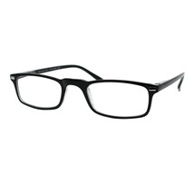 Magnificado Lente Gafas de Lectura Fino Rectangular Primavera Bisagra Marco - £8.20 GBP+