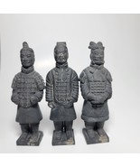 Vintage 3 Pieces Chinese Terracotta Qin Dynasty Mini Set of Soldiers - €15,87 EUR