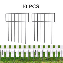 10Pcs Animal Barrier Fence Decorative Garden Fencing Metal Wire Fence Bo... - $38.94