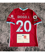 Liverpool 20/21 Home DEBUT Jersey/Shirt Diogo Jota SIGNED - COA - 2020 - $1,882.14 MXN