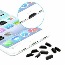 iPhone 7 Charging Port Cover Lightning Plug Set 10 Pack Anti Dust Silico... - $25.56