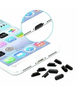 iPhone 7 Charging Port Cover Lightning Plug Set 10 Pack Anti Dust Silico... - £20.07 GBP