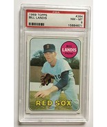 1969 Topps Bill Landis #264 PSA 8 NM-MT Red Sox - £14.72 GBP