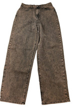 Wild Fable Women&#39;s Size 6/28 Super High Rise Baggy Jeans Brown 31.5&quot; - £13.17 GBP