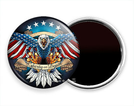 Patriotic American Bald Eagle Flag Wings Fridge Refrigerator Note Magnet Hd Gift - £11.00 GBP+