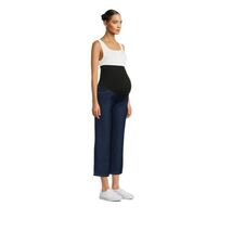 Time and Tru Maternity Essentials Straight Leg Jeggings, 27" Inseam, Medium - $11.09