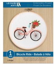 Leisure Arts Bicycle Ride 6 Inch Embroidery Kit 49814 - $11.95