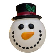 Vintage Blow Mold Light Up Snowman Christmas Decor - £23.73 GBP