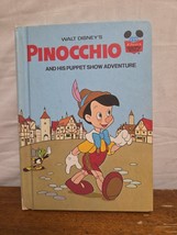 Pinocchio Walt Disney&#39;s Book Club Edition Vintage 1973 Hardcover - $92.91 MXN