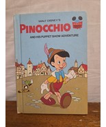Pinocchio Walt Disney&#39;s Book Club Edition Vintage 1973 Hardcover - $92.26 MXN