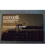 (NEW) Maxell Professional Industrial Communicator Series C30 Cassette - £5.38 GBP