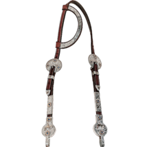 Carlos Silversmith Roseville Sterling Silver Bit Clips Pleasure Horse Headstall - £1,033.87 GBP