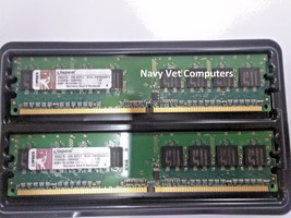 1GB (2 x 512MB) Kingston Desktop RAM Memory - DDR2 667MHz KTH-XW4300/512 - $10.90