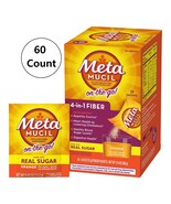 60 Pack, Metamucil 4 in 1 Fiber Supplement Powder Orange Flavor, 3.4 Gram - $55.85