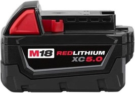 Battery Pack Milwaukee M18 18-Volt Lithium-Ion Xc Extended, Retail Packaging). - £72.68 GBP