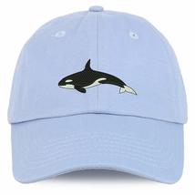 Trendy Apparel Shop Youth Orca Killer Whale Unstructured Cotton Baseball Cap - B - £15.71 GBP