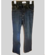 Wrangler Boys Classic Boot Jeans Adjustable Waist Band sz 12 Slim Dark B... - £10.64 GBP
